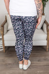 Michelle Mae Athleisure Leggings - Black Micro Floral