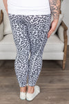 Michelle Mae Athleisure Leggings - Snow Leopard