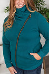 Michelle Mae Quinn ZipUp Cowl - Teal