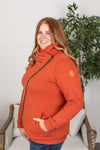 Michelle Mae Quinn ZipUp Cowl - Pumpkin