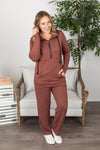 Michelle Mae Cloud HalfZip Hoodie - Mulberry