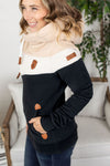 Wanakome Lensa Hoodie - Black Mix