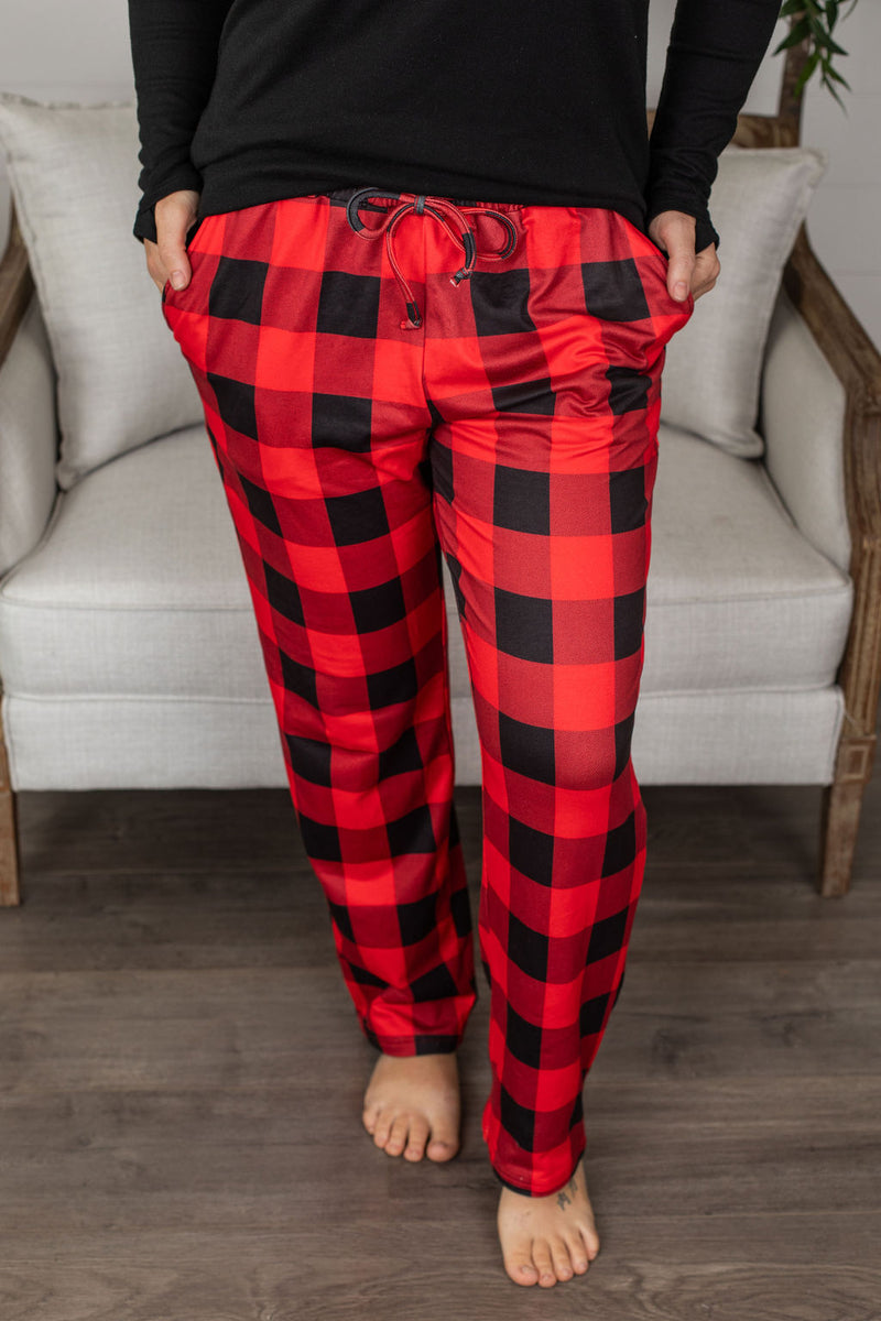 Michelle Mae Cloud Lounge Pants - Buffalo Plaid