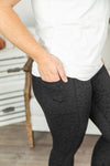 Michelle Mae Athleisure Leggings - Black Leopard