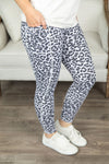 Michelle Mae Athleisure Leggings - Snow Leopard