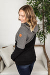 Michelle Mae Ashley Hoodie - Gray and Black