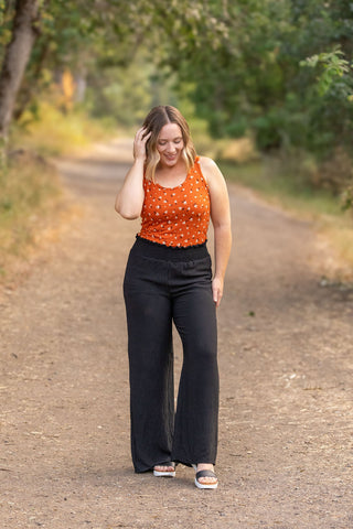 Presley Palazzo Pants - Black | Women's Wide-Leg Pants