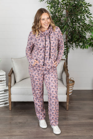 Michelle Mae Cloud Funnel Neck - Mulberry Leaves