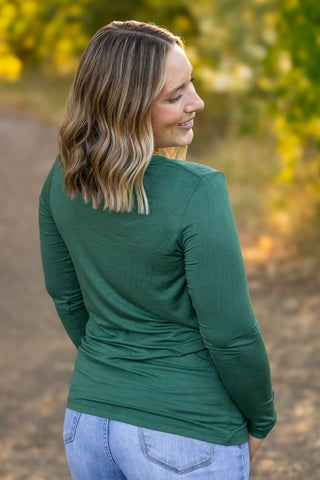 Larissa Long Sleeve - Evergreen