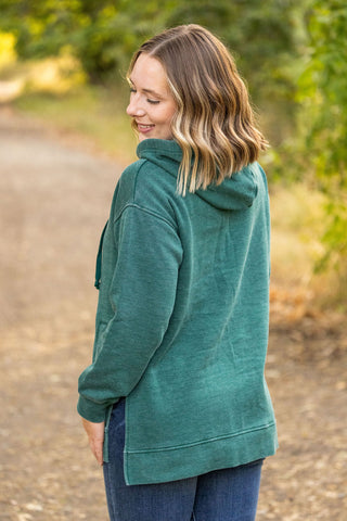 Vintage Wash Hoodie - Hunter Green