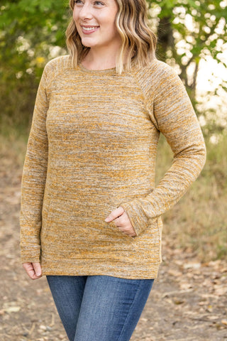 Hannah Pocket Pullover - Mustard FINAL SALE