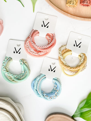 Hair Tie Bracelet Sets - Colorful Mix | Hair Accessories