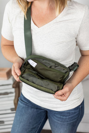 Michelle Mae Bum Bags - Army Green