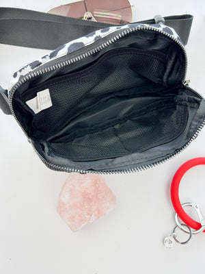 Michelle Mae Bum Bags - Black Leopard