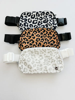 Michelle Mae Bum Bags - Brown Leopard