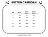 Michelle Mae Button Cardigan - Light Grey