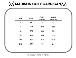 Madison Cozy Cardigan - Oatmeal