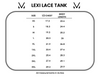 Michelle Mae Lexi Lace Tank - Light Grey FINAL SALE