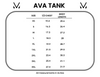 Michelle Mae Ava Tank - Aqua FINAL SALE