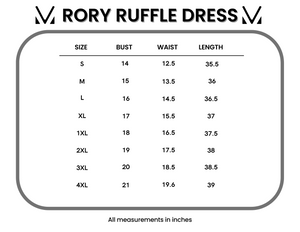 Michelle Mae Rory Ruffle Dress - Golden Floral