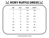 Michelle Mae Rory Ruffle Dress - Black Daisies