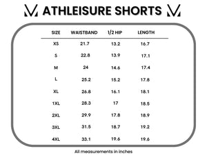 Michelle Mae Athleisure Shorts - Black Leopard