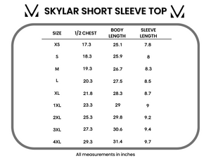 Michelle Mae  Skylar Short Sleeve Top - Magenta