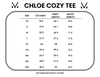 Michelle Mae Chloe Cozy Tee - Soft Blue FINAL SALE