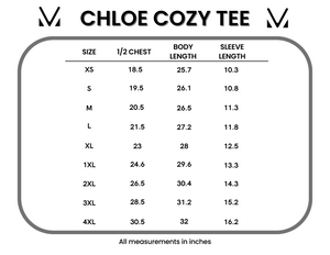 Michelle Mae Chloe Cozy Tee - Navy Stars and Stripes