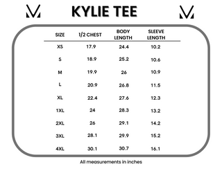 Kylie Tee - Cincinnati Orange and Black FINAL SALE