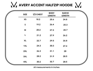 Avery Accent HalfZip Hoodie - Buffalo Plaid