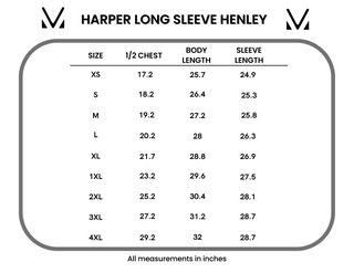 Harper Long Sleeve Henley - Black