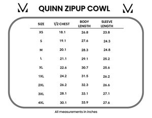 Michelle Mae Quinn ZipUp Cowl - Charcoal