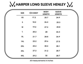 Harper Long Sleeve Henley - Mocha FINAL SALE