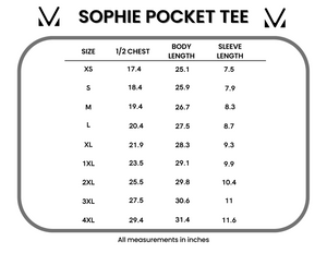 Michelle Mae Sophie Pocket Tee - Purple