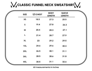 Michelle Mae Classic Funnel Neck Sweatshirt - Terra Cotta