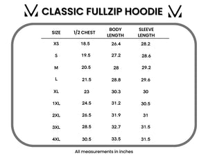 Michelle Mae FullZip Hoodie -Grey Rainbow Zipper