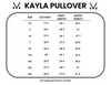 Michelle Mae Kayla Lightweight Pullover - Periwinkle FINAL SALE
