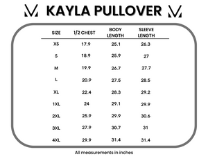 Michelle Mae Kayla Lightweight Pullover - Periwinkle FINAL SALE