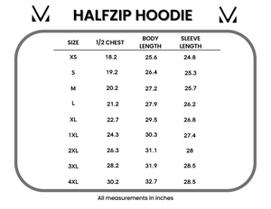 Michelle Mae Classic HalfZip Hoodie - Grey and Purple