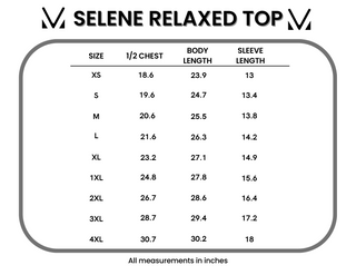 Selene Relaxed Top - Black FINAL SALE