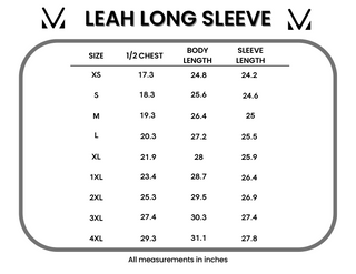 Leah Long Sleeve Top - Charcoal