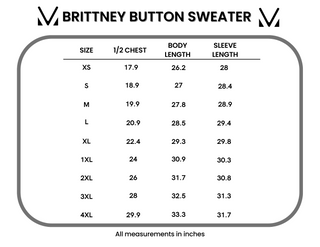 Brittney Button Sweater - Terra Cotta FINAL SALE