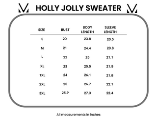 Holly Jolly Sweater - Gold + Silver Trees