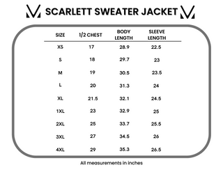 Scarlett Sweater Jacket - Black FINAL SALE