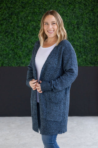 Madison Cozy Cardigan - Midnight Skies