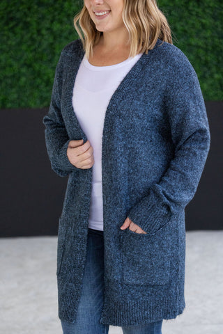 Madison Cozy Cardigan - Midnight Skies