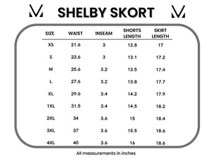 Michelle Mae Shelby Skort - Summer Blues FINAL SALE