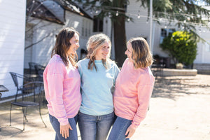 Michelle Mae Catherine Corded Pullover - Pink Sands