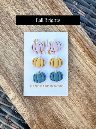 DB Pumpkin Trio Earrings